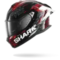 Prilba SHARK Skwal Cup Speed-Vib čierno červeno strieborná KRS