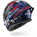 Prilba SHARK Skwal Cup Zarco GP France modro chrómovo červená BUR