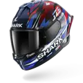 Prilba SHARK Skwal Cup Zarco GP France modro chrómovo červená BUR