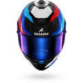 Prilba SHARK SPARTAN GT PRO Carbon Guintoli modro červená DBR