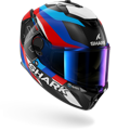 Prilba SHARK SPARTAN GT PRO Carbon Guintoli modro červená DBR