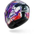 Prilba SHARK SPARTAN RS Carbon Zarco Signature bielo fialová DWV