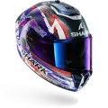 Prilba SHARK SPARTAN RS Carbon Zarco Signature bielo fialová DWV