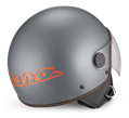Otvorená prilba VESPA Langhe sivá