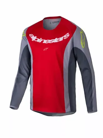 Dres ALPINESTARS Racer Melt červeno sivý detský 