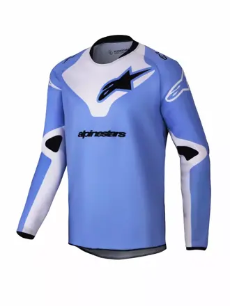 Dres ALPINESTARS Racer Veil fialovo biely detský 