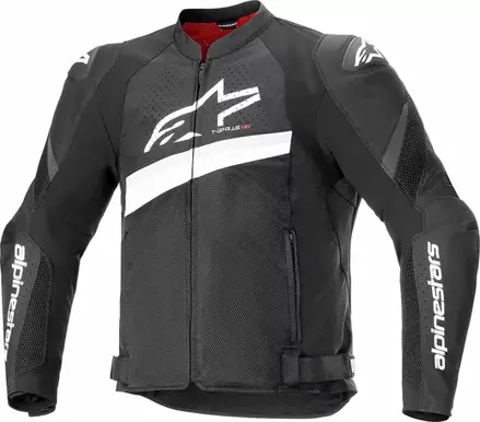 Bunda ALPINESTARS T-GP Plus R V4 Airflow čierno biela 