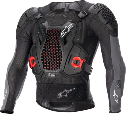 Celotelový chránič ALPINESTARS Bionic Plus V2 čierno sivo červený