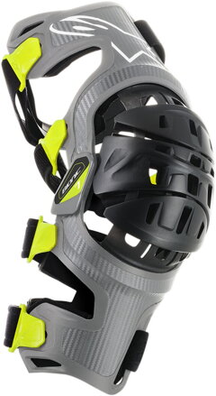 Kolenné ortézy ALPINESTARS Bionic 7 sivo žlté fluo 
