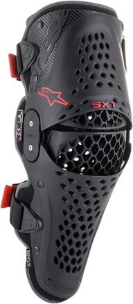 Kolenné chrániče ALPINESTARS SX-1 V2 čierno červené