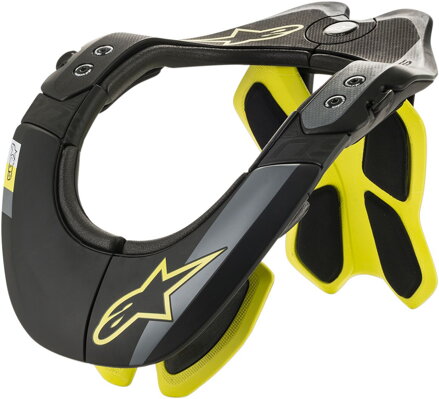 Detský chránič krku ALPINESTARS Bionic Tech 2 čierno žltý fluo 