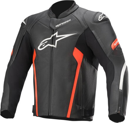 Bunda ALPINESTARS Faster V2 čierno červená