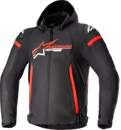 Bunda ALPINESTARS Zaca WP čierno červeno biela