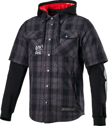 Košeľa ALPINESTARS Tartan čierno sivá 