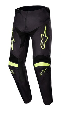 Nohavice ALPINESTARS Racer Lurv čierno žlté fluo detské 