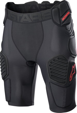 Chráničové šortky ALPINESTARS Bionic Pro čierno červené