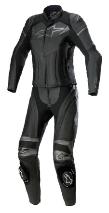 Dámska kombinéza ALPINESTARS Stella GP Plus 2-dielna čierno metalická sivá
