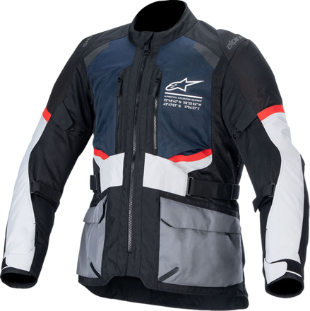 Bunda ALPINESTARS Andes Air Drystar tmavomodro čierno sivá