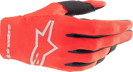 Rukavice ALPINESTARS Radar červeno strieborné 