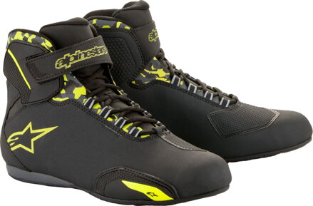 Topánky ALPINESTARS Sektor WP čierno sivo žlté