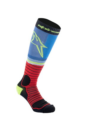 Ponožky ALPINESTARS MX Pro čierno červeno modrá 