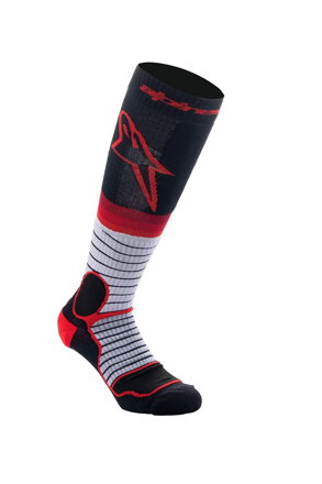 Ponožky ALPINESTARS MX Pro čierno sivo červené
