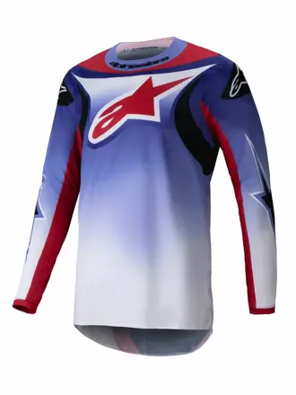 Dres ALPINESTARS Fluid Wurx fialovo červený 