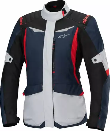 Bunda ALPINESTARS Stella ST-1 WP čierno modro sivo červená 