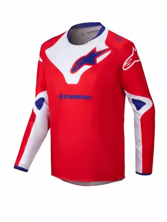Dres ALPINESTARS Racer Veil červeno biely detský 