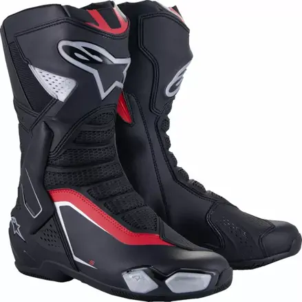 Čižmy ALPINESTARS SMX-6 V3 čierno strieborno červené 