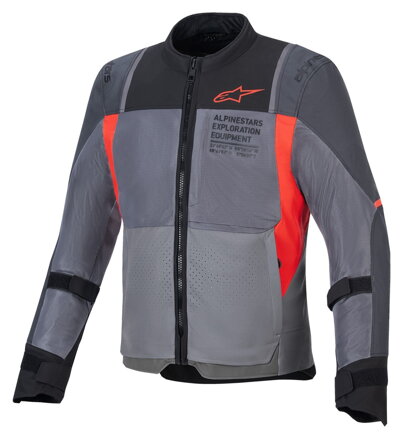 Bunda ALPINESTARS ST-2 Air sivo červená