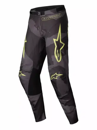 Nohavice ALPINESTARS Racer Hollow camo žlté 