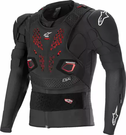 Celotelový chránič ALPINESTARS Bionic Pro V3 Plasma čierno červeno biely 