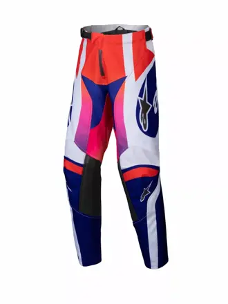 Nohavice ALPINESTARS Racer Wurx multi biele detské 