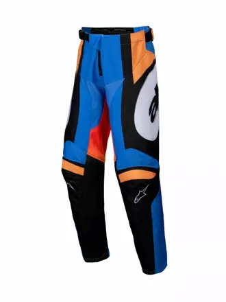 Nohavice ALPINESTARS Racer Melt oranžovo modré detské 