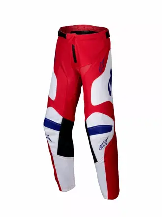 Nohavice ALPINESTARS Racer Veil červeno biele detské 