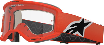 Okuliare ALPINESTARS Vision 5 Corp oranžové číre sklíčko 