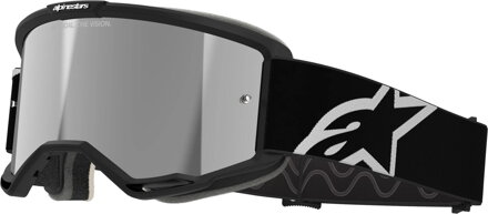 Okuliare ALPINESTARS Vision 5 Corp čierne zrkadlové sklíčko strieborné
