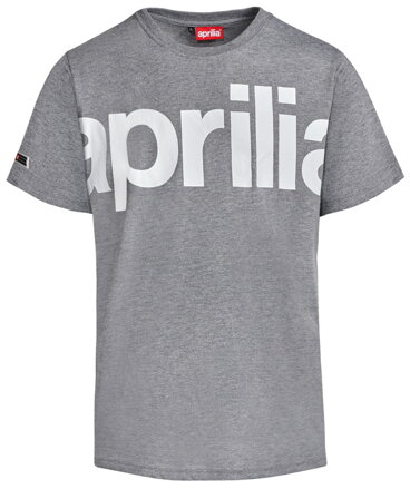 Tričko APRILIA s logom sivé