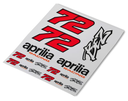 Sada nálepiek APRILIA Racing Dual MB72