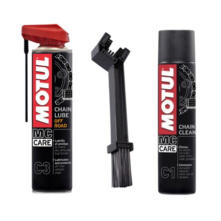 Darčeková sada MOTUL pre čistenie a mazanie reťaze OFF ROAD