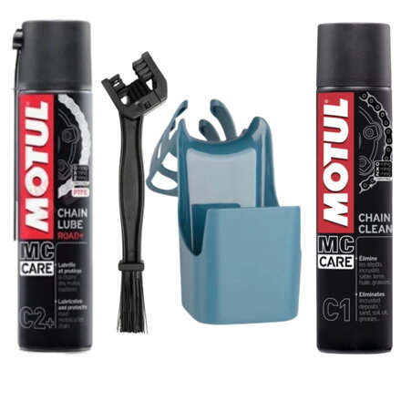 Darčeková sada MOTUL pre čistenie a mazanie reťaze ROAD