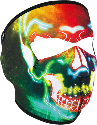 Neoprénová maska ZAN Neon Skull