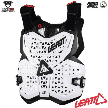 LEATT Chest Protector 1.5 chránič hrude biely 