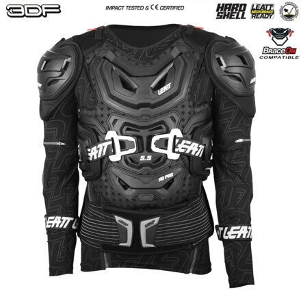 LEATT Body Protector 5.5 chránič hrude čierny