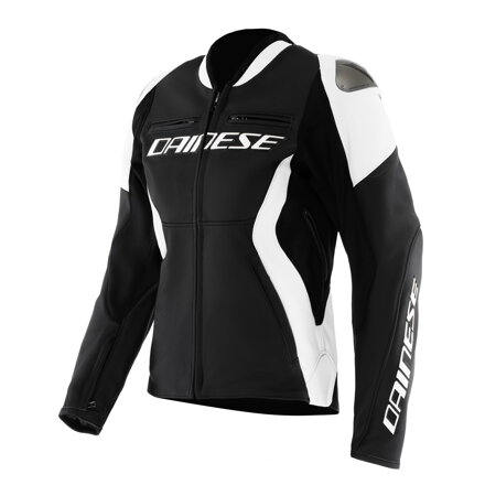 Dámska kožená bunda DAINESE Racing 5 čierno biela