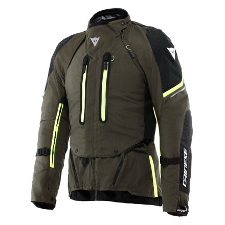 Textilná bunda DAINESE Super Adventure Absoluteshell hnedo čierno žltá fluo