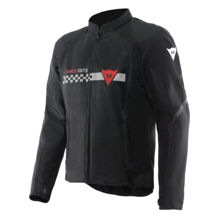 Textilná bunda DAINESE Herosphere čierno bielo červená