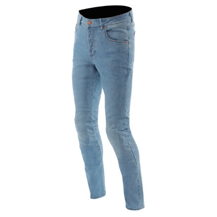 Motocyklové nohavice DAINESE 5-Pocket Denim Slim svetlo modré