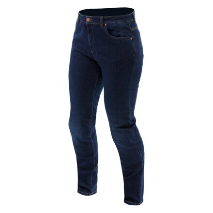 Dámske motocyklové nohavice DAINESE 5-Pocket slim curvy tmavo modré skrátené